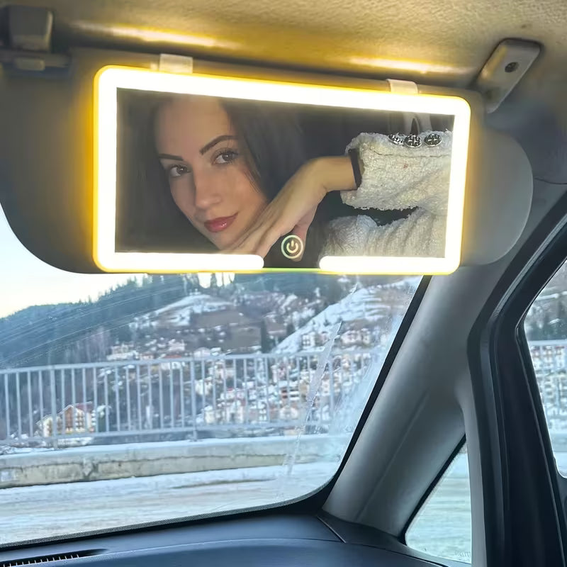 Espelho De LED Para Quebra-Sol