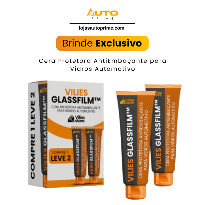 ViliesGlassFilm™ - Cera Protetora Antiembaçante para Vidros Automotivo (Compre 1 e Leve 2)