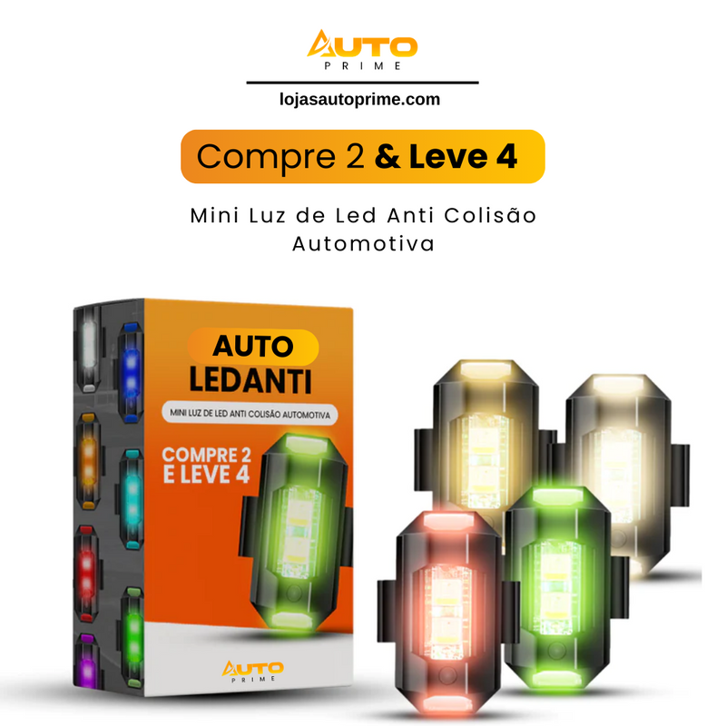 ViliesLedanti™ - Mini Luz de LED Anti Colisão Automotiva - (Compre 2 e Leve 4)