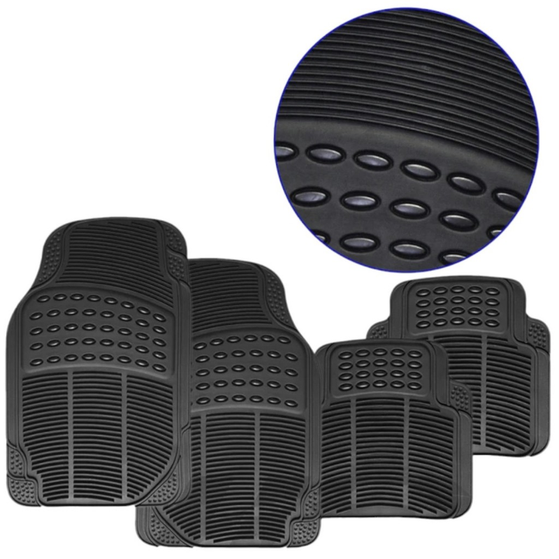 Kit De Tapete Automotivo FT009 / Modelo G - Com PVC Reforçado