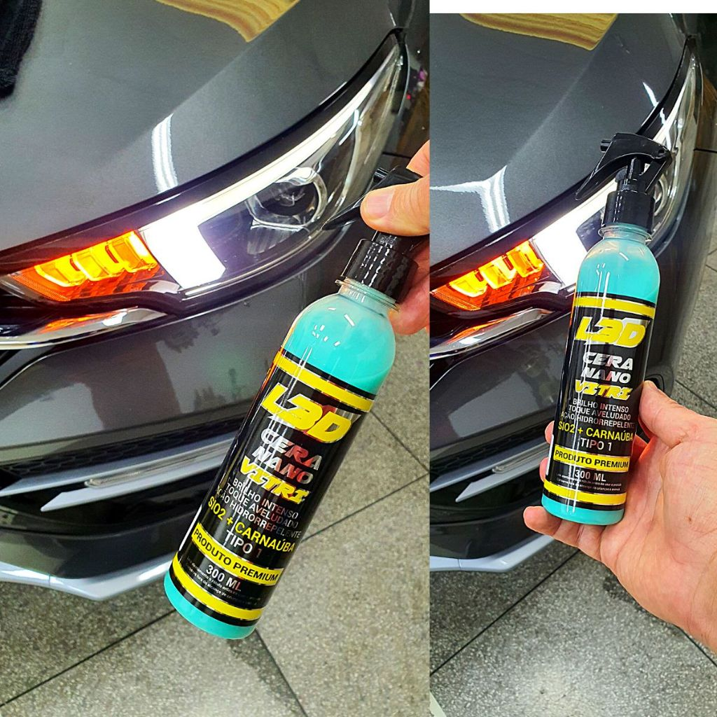 Kit L3D Completo - Removedor + Cera + APC + Pretinho + Shampoo + Flanela + Luva